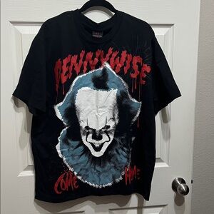 PALACE Black Tee with Red and White Graphic